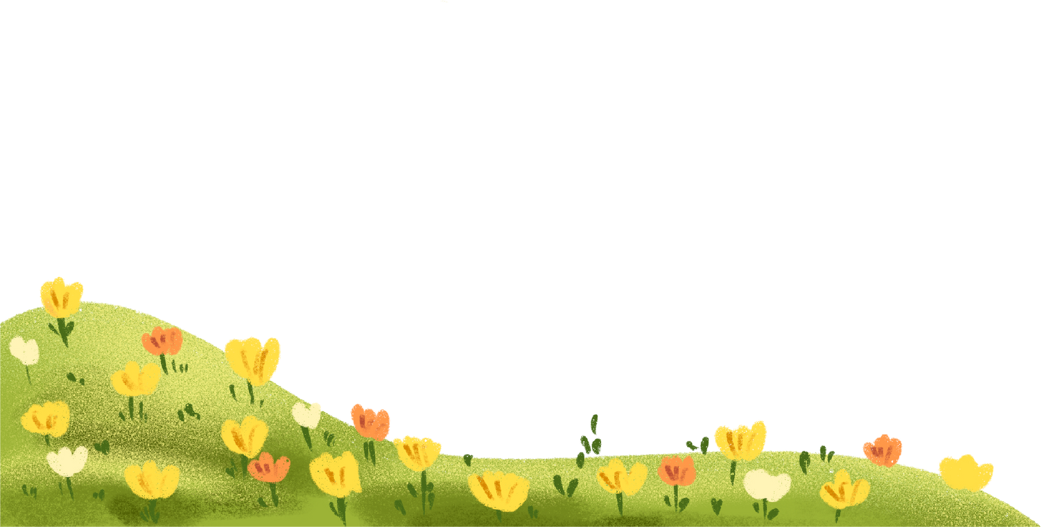 Grass and flower illustration